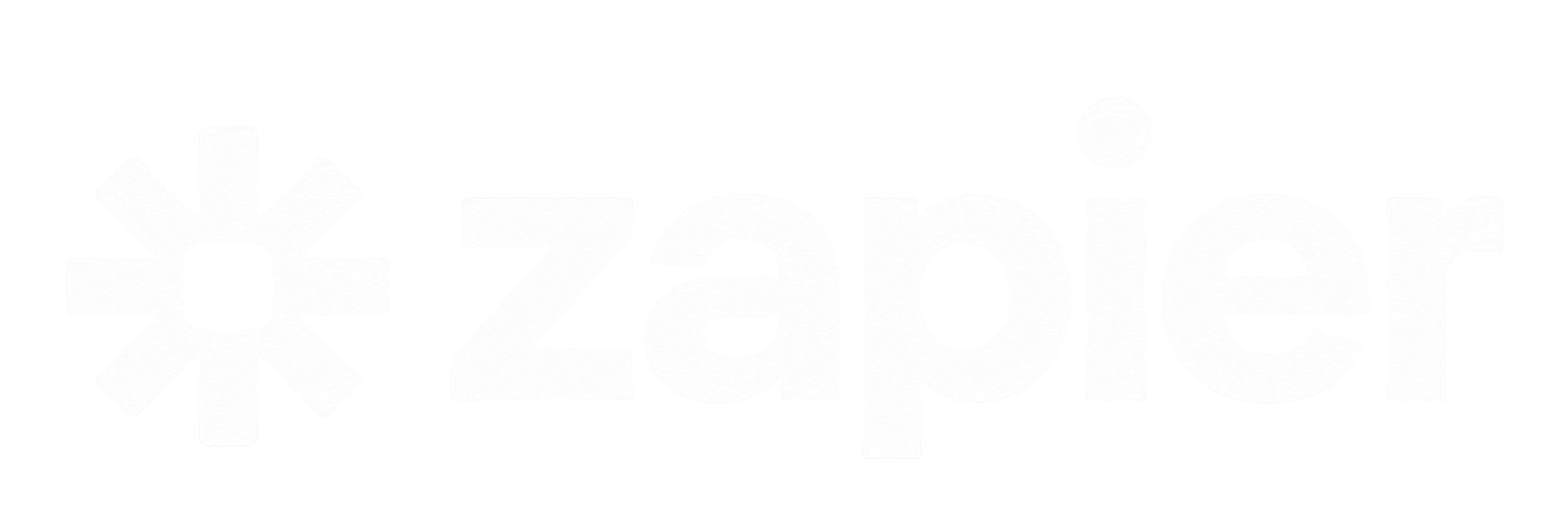 zapier white logo